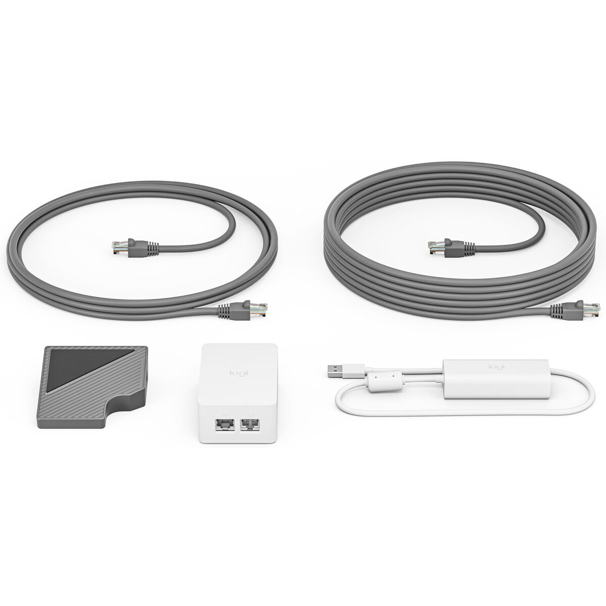 LOGITECH Cat5e Kit Video conferencing accessory kit for Base Bundle RoomMate + MeetUp + Tap IP Room Solution Base Bundle Huddle