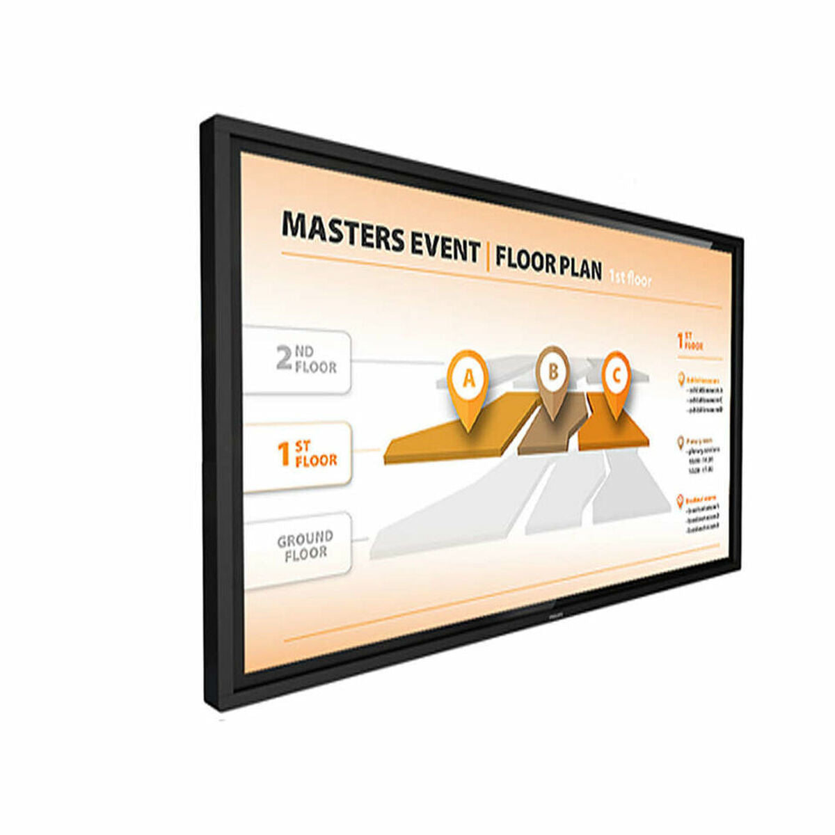PHILIPS- Afficheur professionnel tactile 32" 32BDL3651T/00