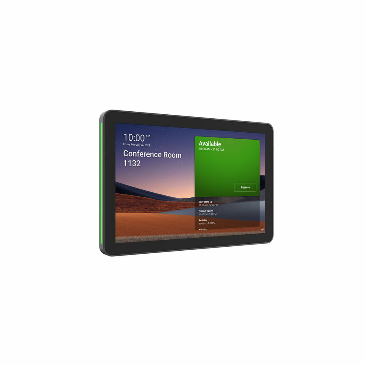LOGITECH Tap Scheduler Purpose-Built Scheduling Panel for Meeting Rooms Video conferencing device Zoom Certified