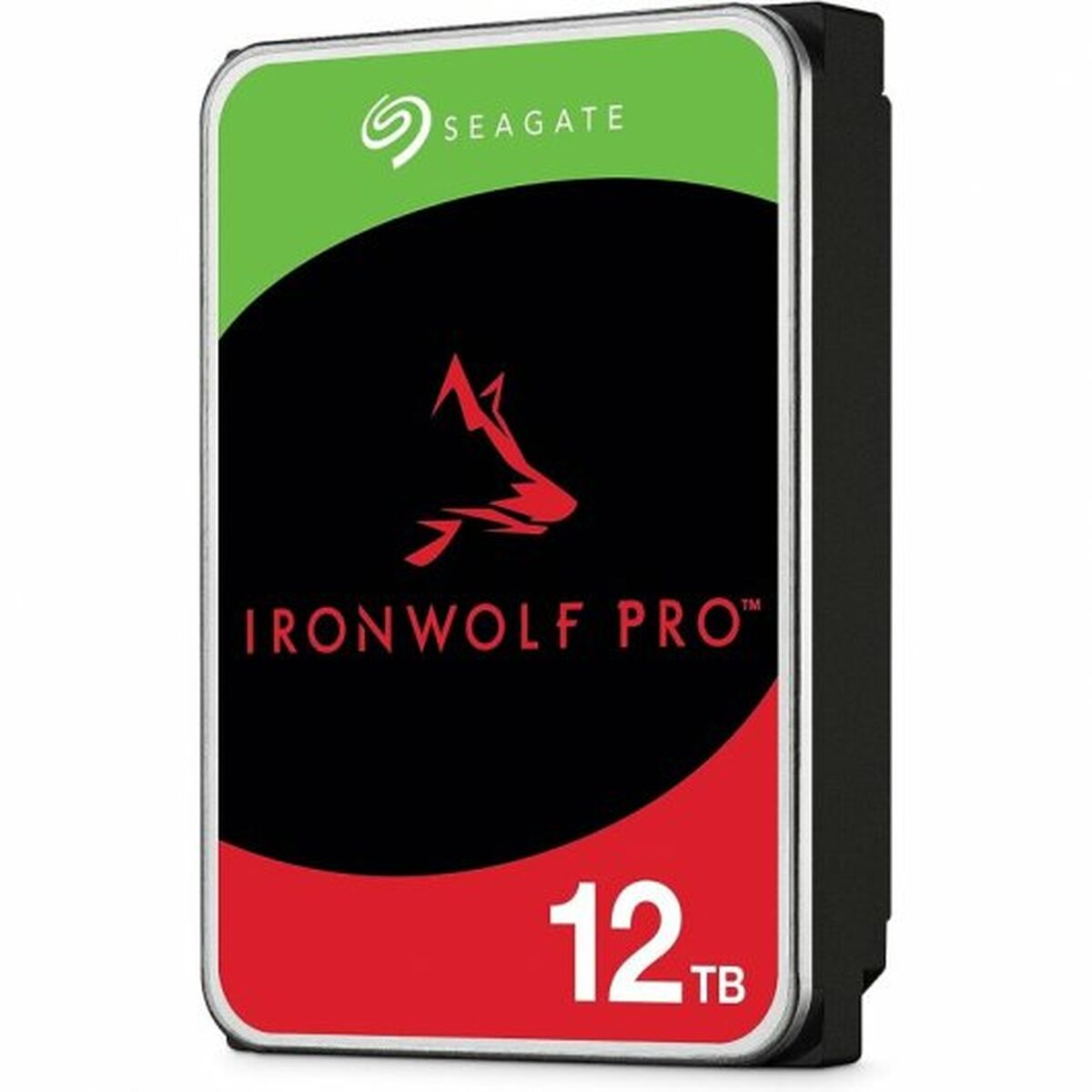 SEAGATE Ironwolf PRO Enterprise NAS HDD 12To 7200rpm 6Gb/s SATA 256Mo cache 8.9cm 3.5p 24x7 for NAS & RAID Rackmount Systeme BLK