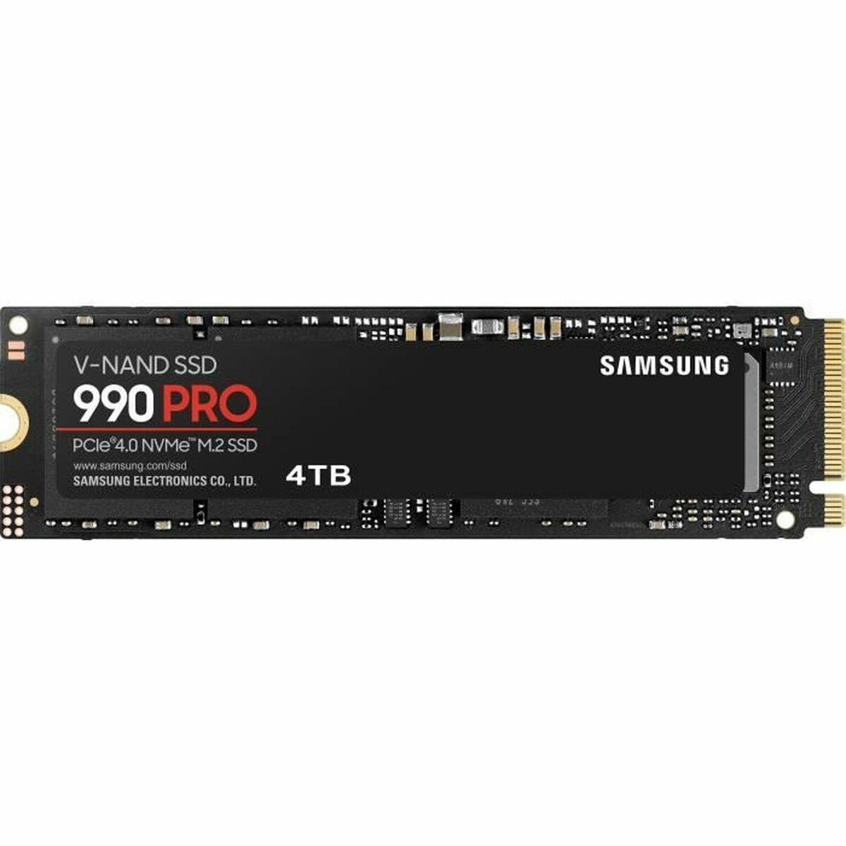 Samsung MZ-V9P4T0BW 4 To 990 PRO M2 SSD 7450 Mo/s Lecture 6900 Mo/s Écriture