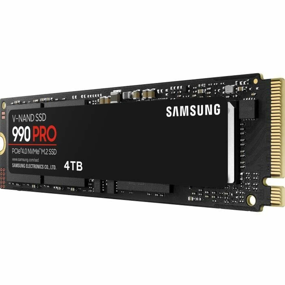 Samsung MZ-V9P4T0BW 4 To 990 PRO M2 SSD 7450 Mo/s Lecture 6900 Mo/s Écriture