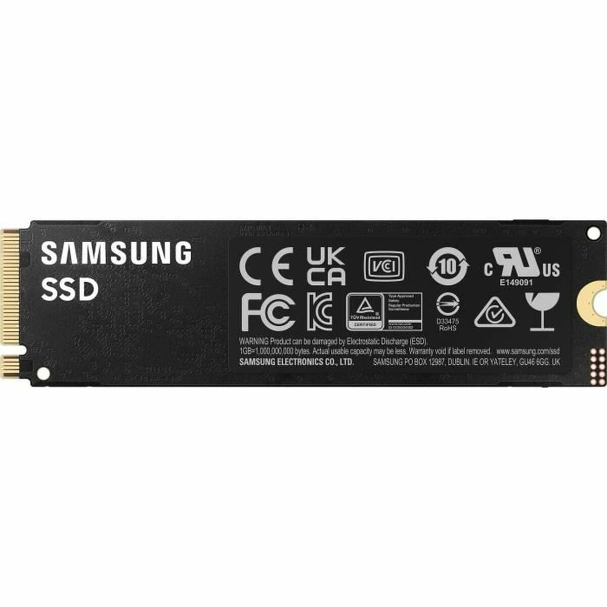 Samsung MZ-V9P4T0BW 4 To 990 PRO M2 SSD 7450 Mo/s Lecture 6900 Mo/s Écriture