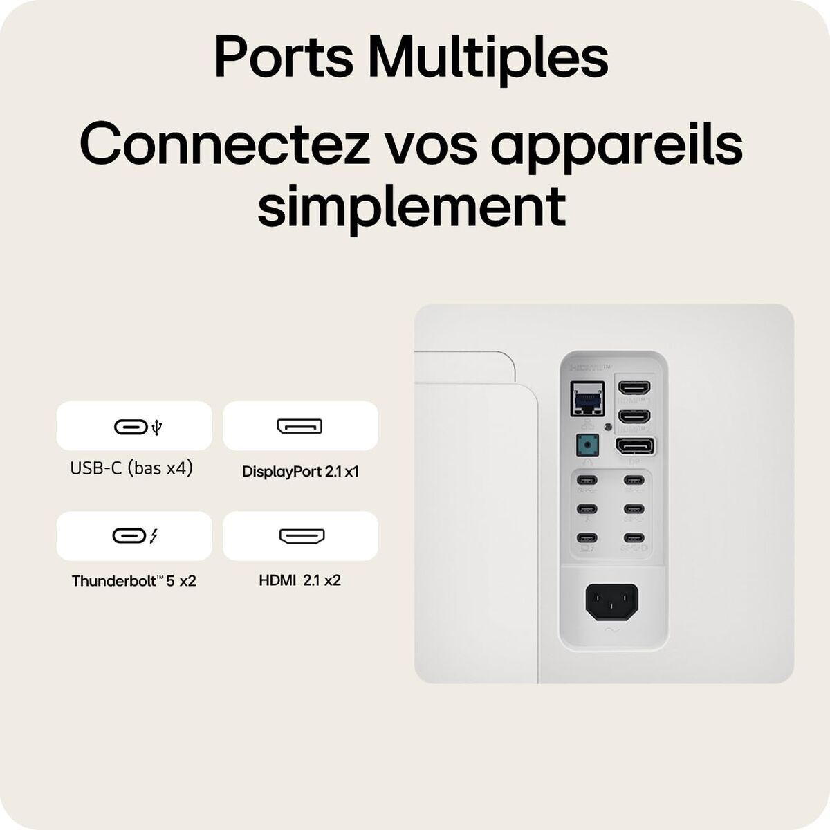 LG UltraFine 40U990A-W - Écran incurvé 40"- 5120 x 2160 5K @ 120Hz - Nano IPS - 450 cd/m²- HDR600- 2xThunderbolt,HDMI,DP USB-C Blanc