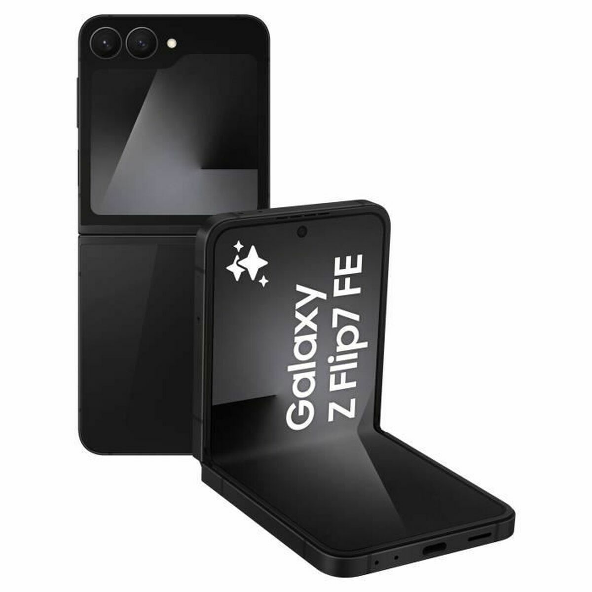 Samsung Z Flip 7 FE 5G 256GB Black - Déstockage - Neuf - Scéllé d'origine légèrement endommagé