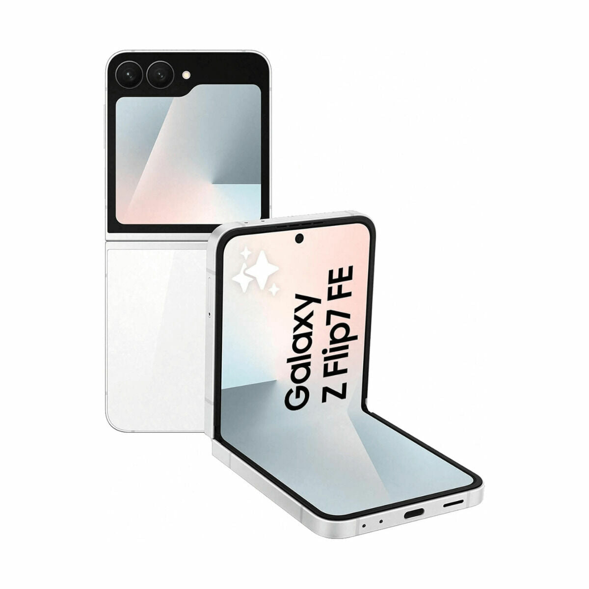 Samsung Galaxy Z Flip7 FE F761B 5G Dual Sim 8 Go RAM 256 Go - Blanc