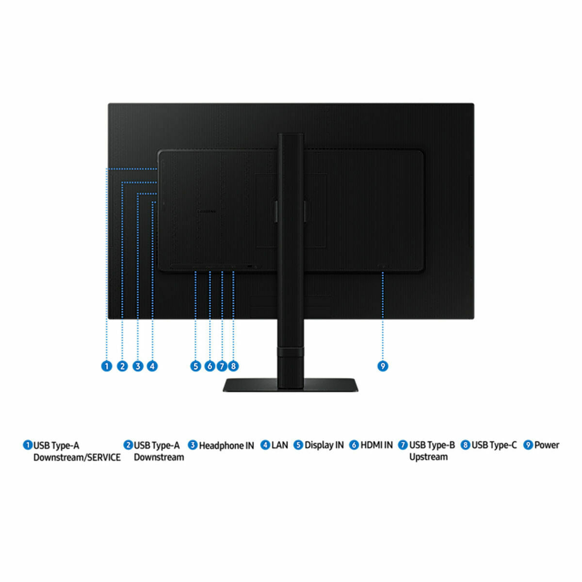 SAMSUNG ViewFinity S80UD 27p UHD IPS 60Hz 5ms HDMI USB-C Cable in box