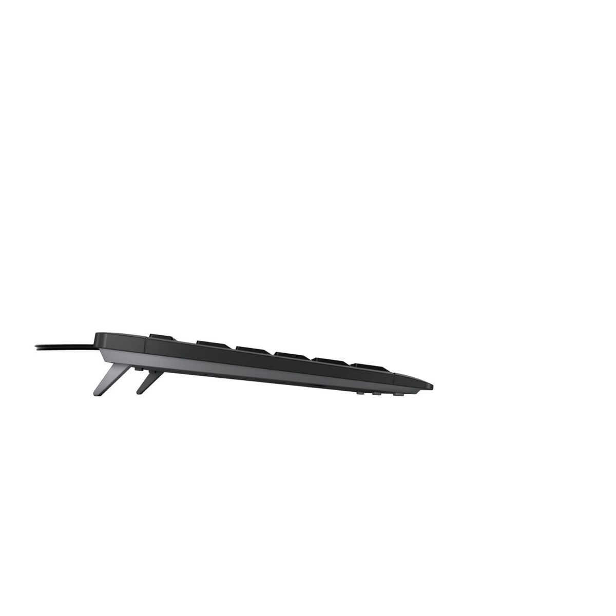 CHERRY Clavier STREAM KEYBOARD USB noir QWERTY (UK) - Déstockage - Neuf - Emballage d'origine légèrement endommagé