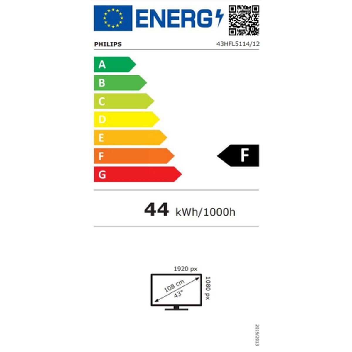PHILIPS téléviseur professionnel 43" 43HFL5114/12 FHD