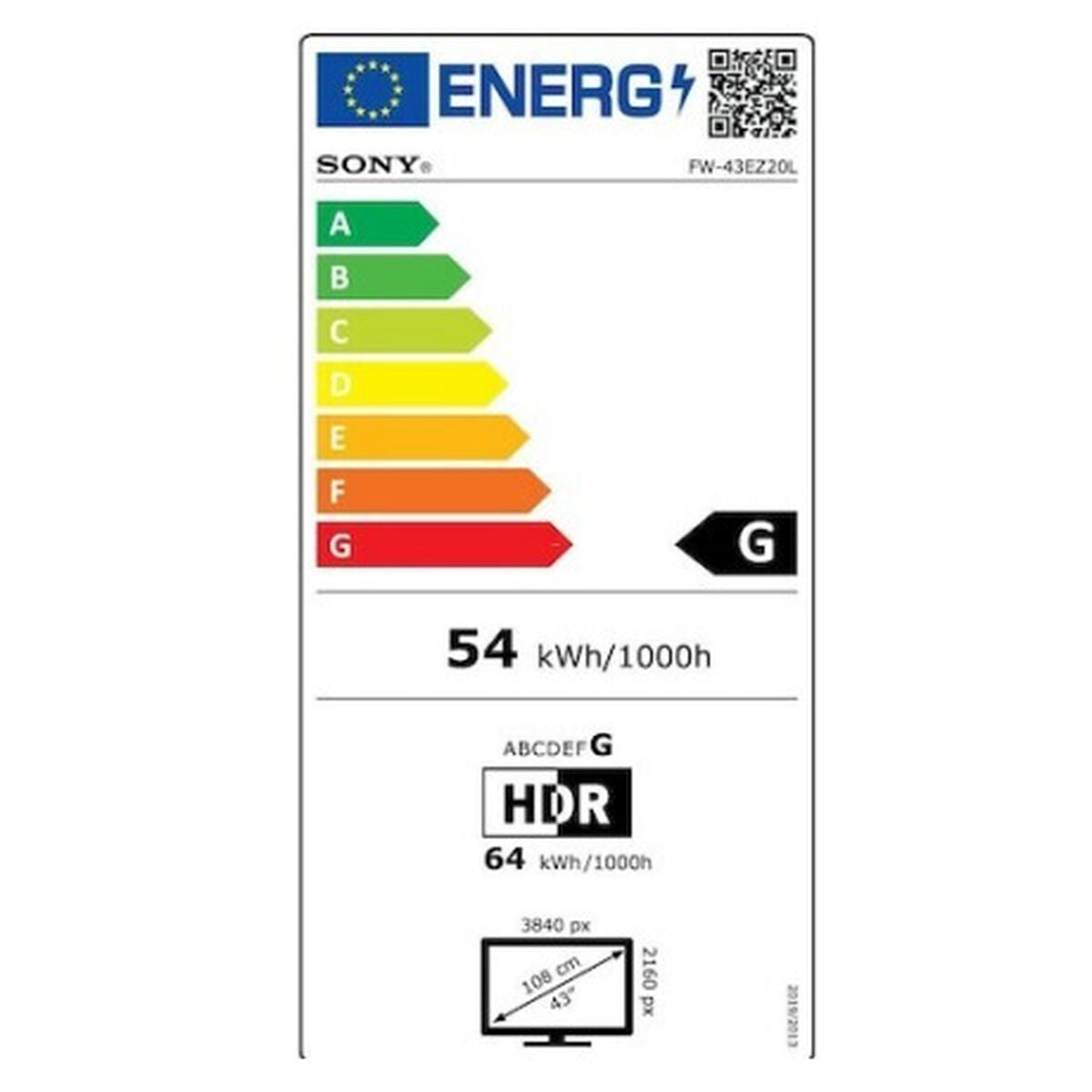 Sony 43" Pro BRAVIA LCD 350nit