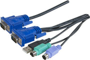 Dexlan cordon combo kvm VGA+USB - 5,0m