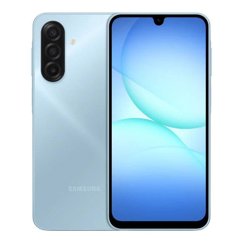 "Samsung Galaxy A17 17 cm (6.7"") Double SIM hybride 4G USB Type-C 8 Go 256 Go 5000 mAh Bleu clair"