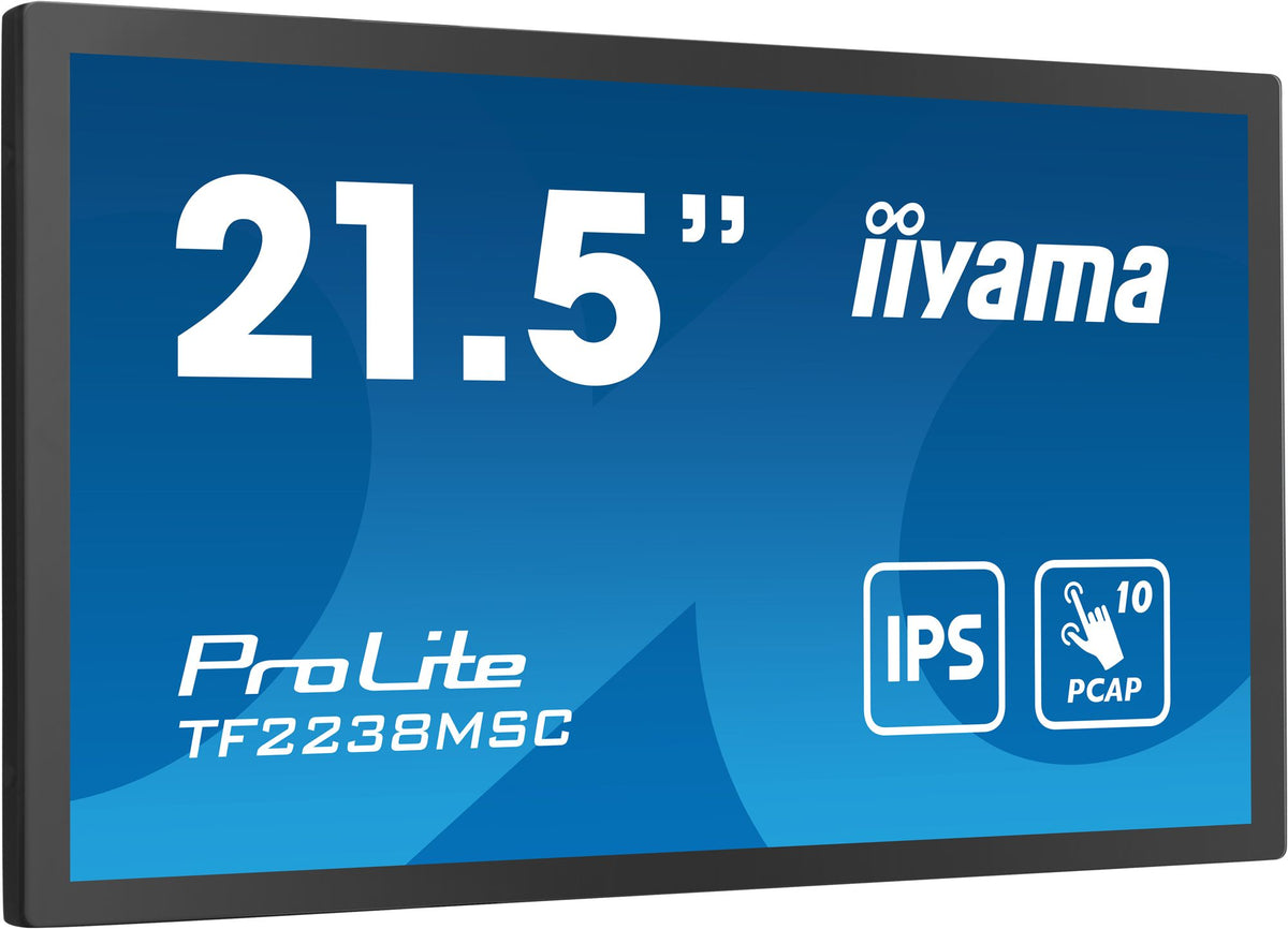 21.5" Bonded PCAP Bezel Free 10P Touch w
