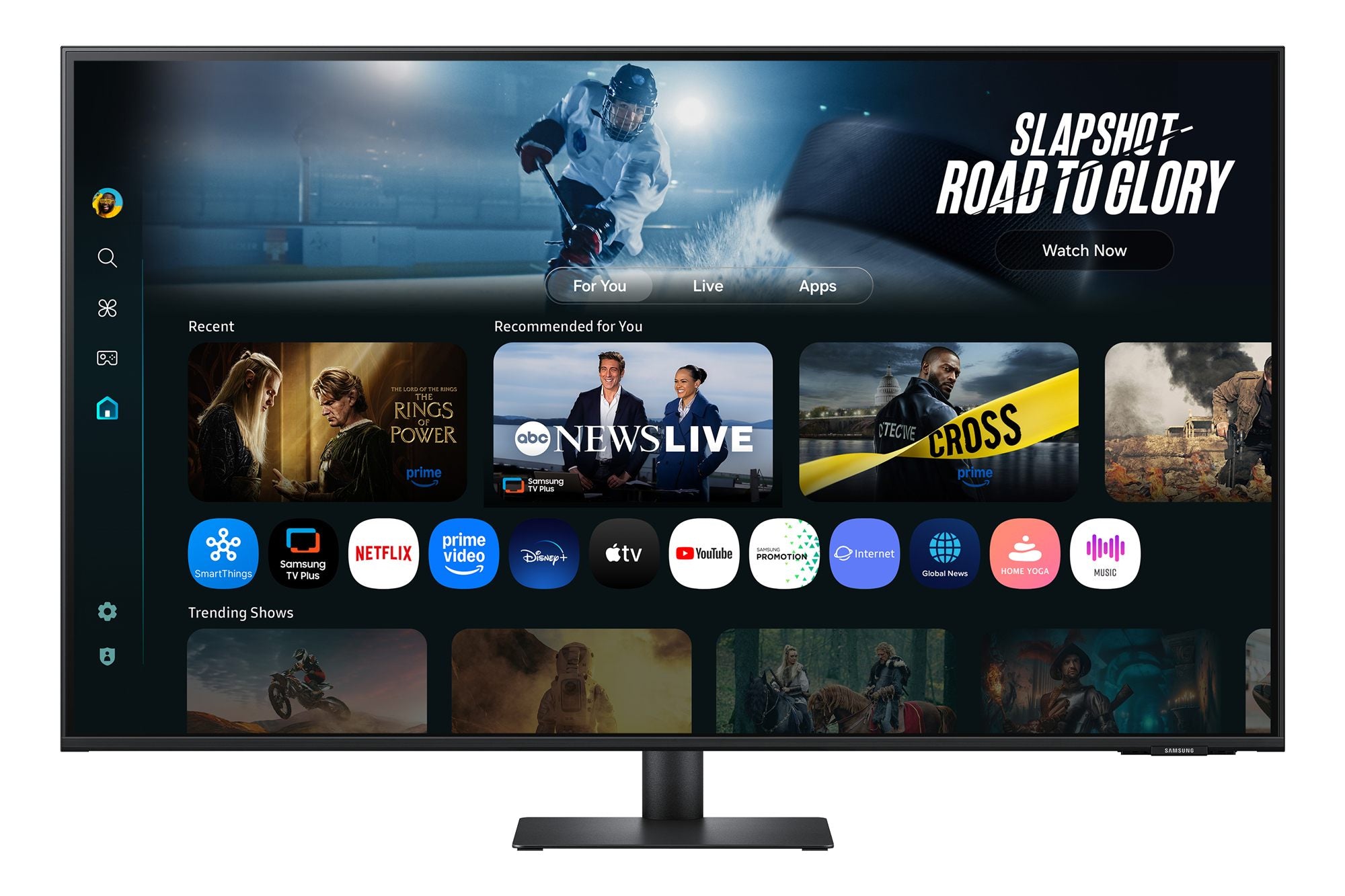 SAMSUNG LS43FM702 Smart Monitor 43p IA VA UHD 4K 60Hz 2xHDMI USB-C 65W Black
