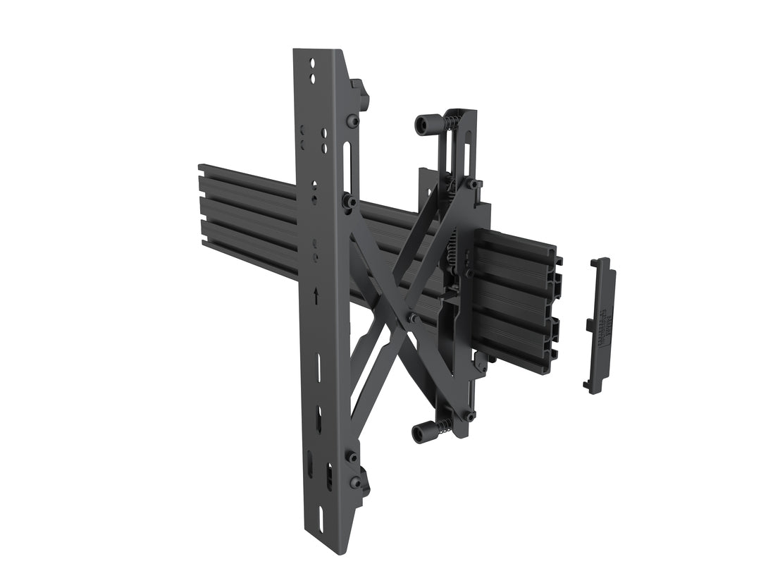 Fixation push in pop out MBW3U MULTIBRACKETS Noir pour moniteur 101,6cm 40" 165,1cm 65" Capacité 30 kg VESA 100 x100 600x400 mm