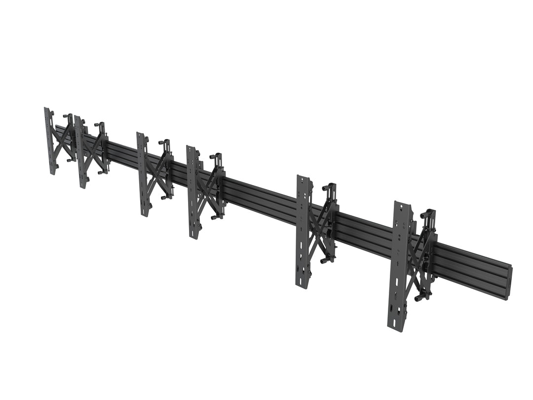 Fixation push in pop out MBW3U MULTIBRACKETS Noir pour moniteur 101,6cm 40" 165,1cm 65" Capacité 30 kg VESA 100 x100 600x400 mm