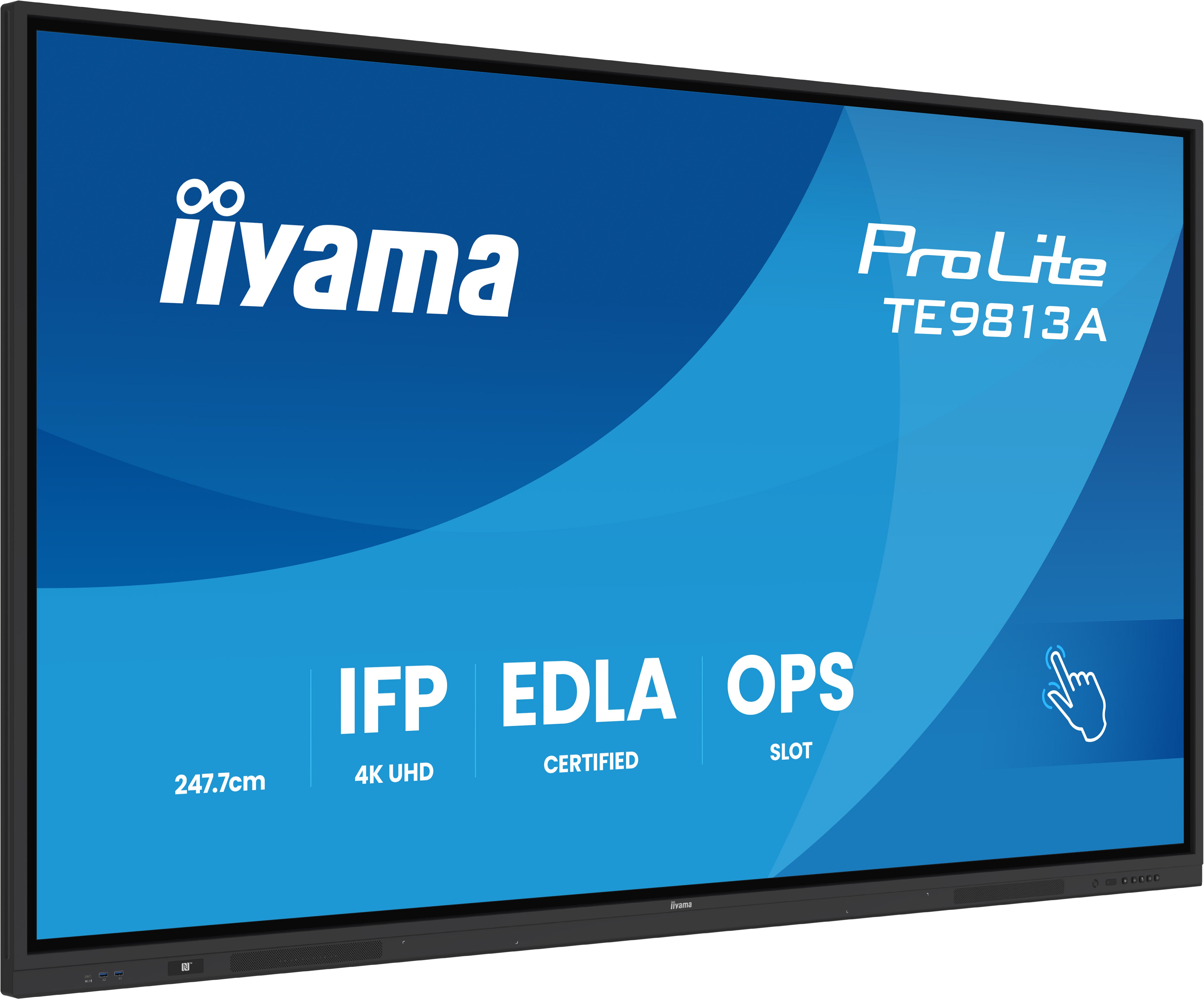 IIYAMA- Afficheur professionnel tactile 98" TE9813A-B1AG