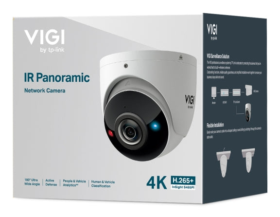 TP-LINK VIGI 8MP IR Panoramic Turret Network Camera