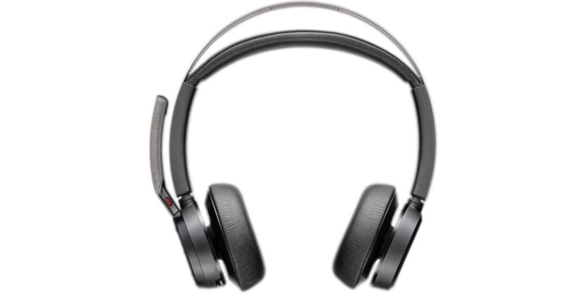 HP Poly Voyager Focus 2 Microsoft Teams Certified USB-C-C Headset +USB-C/A Adapter +Charging Stand Sans fil Arceau Bureau/Centre d'appels Bluetooth Socle de cha