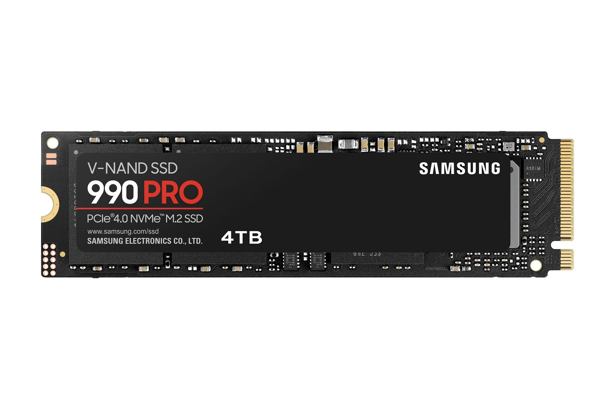 Samsung MZ-V9P4T0BW 4 To 990 PRO M2 SSD 7450 Mo/s Lecture 6900 Mo/s Écriture