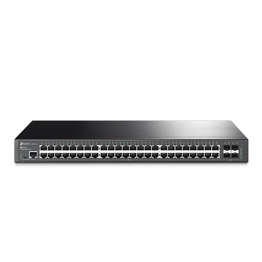 TP-Link JetStream TL-SG3452 commutateur réseau Géré L2 Gigabit Ethernet (10/100/1000) 1U Noir