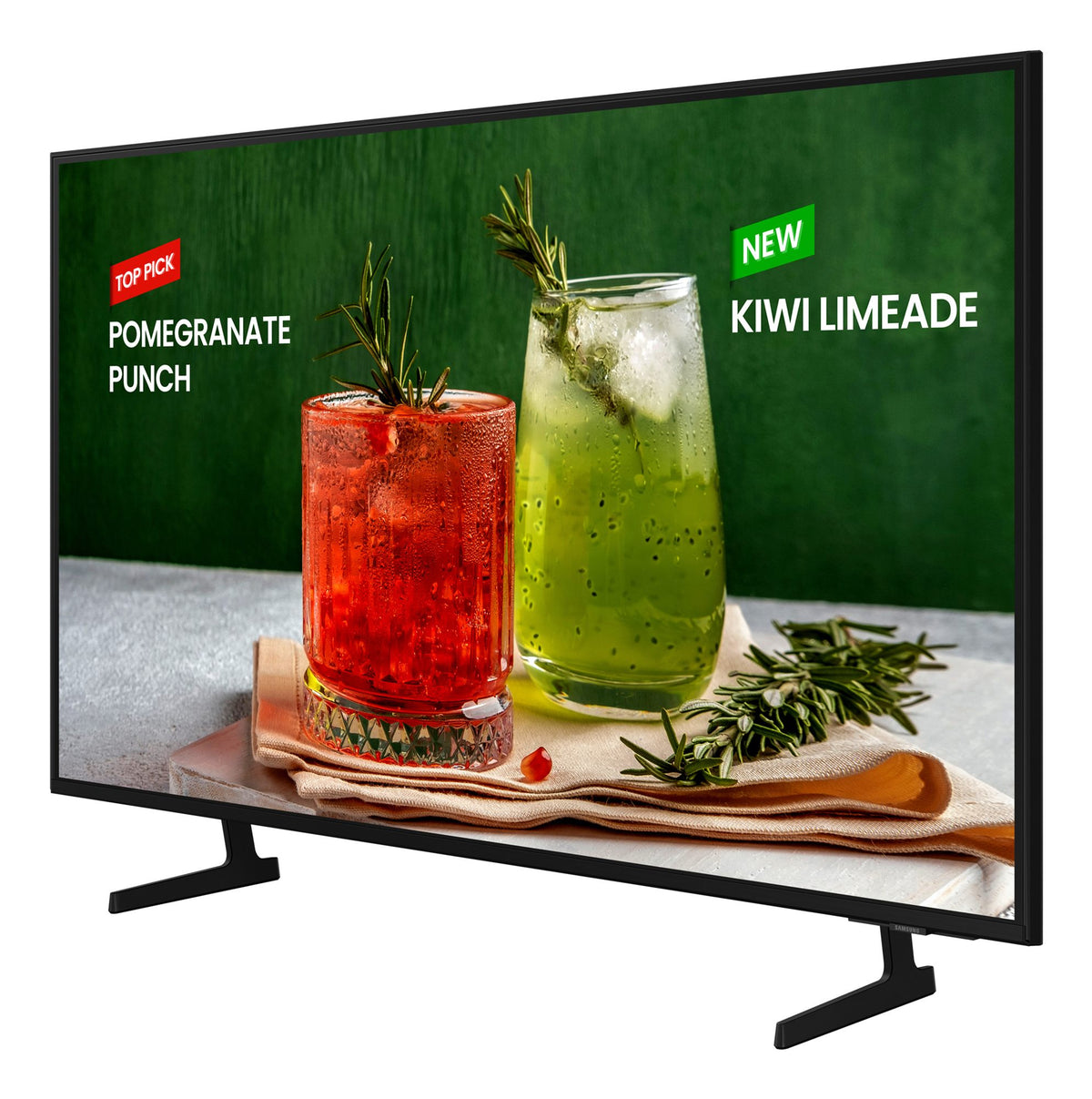 Samsung  43in, 16/7,250cd/m2, UHD, SOC Tizen + pied