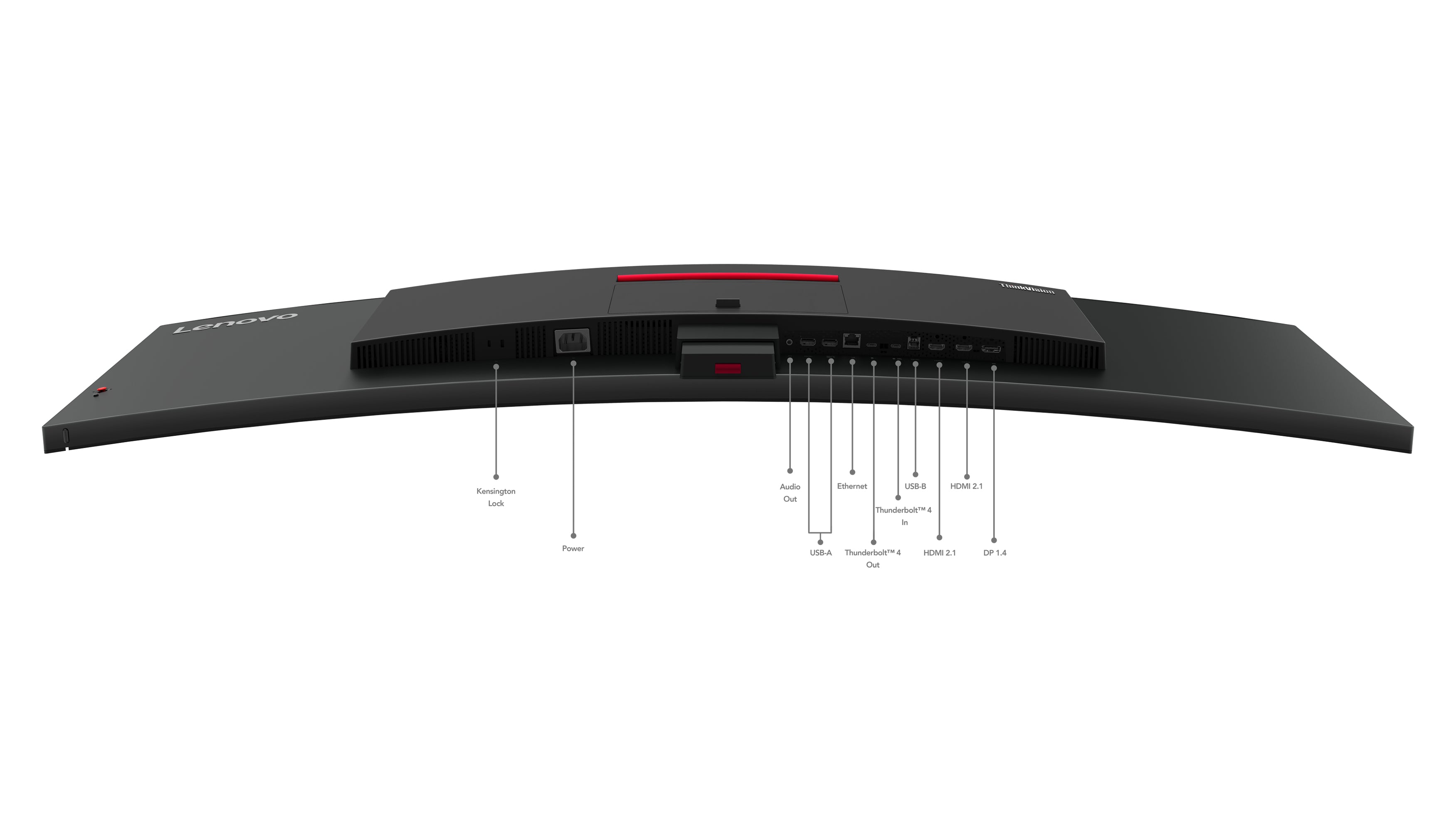 LENOVO ThinkVision P49w-30 LED Écran curved 49p 5120x1440 UltraWide Dual QHD IPS HDR TB4 USB-C Dock 100W 2xHDMI DP 4xUSB RJ45 S