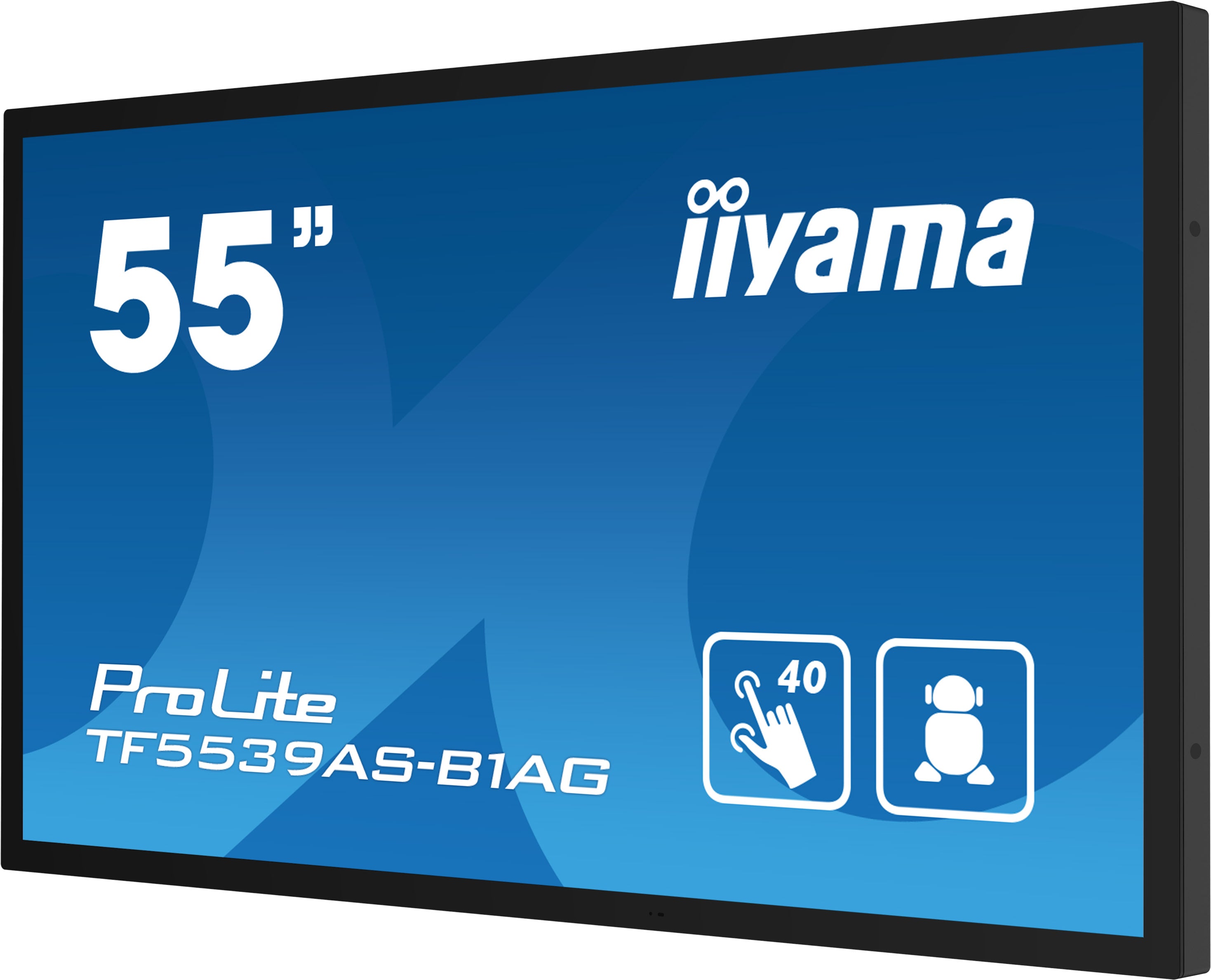 55" Bonded PCAP Anti-glare Bezel Free 40