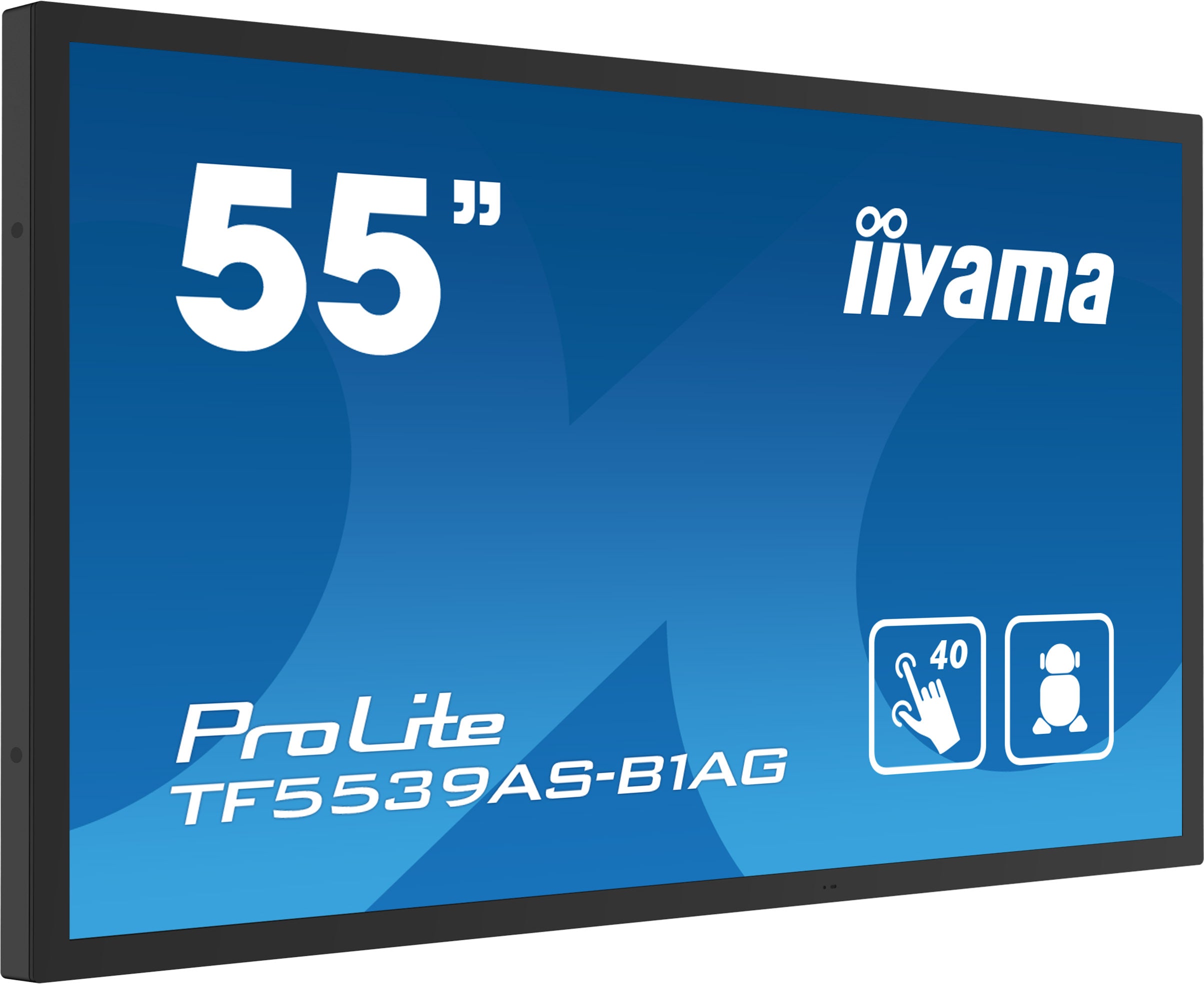 55" Bonded PCAP Anti-glare Bezel Free 40