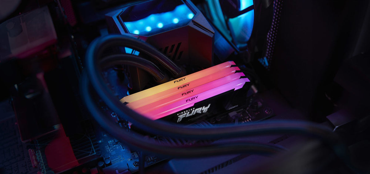 KINGSTON 32Go 3200MT/s DDR4 CL16 DIMM FURY Beast RGB