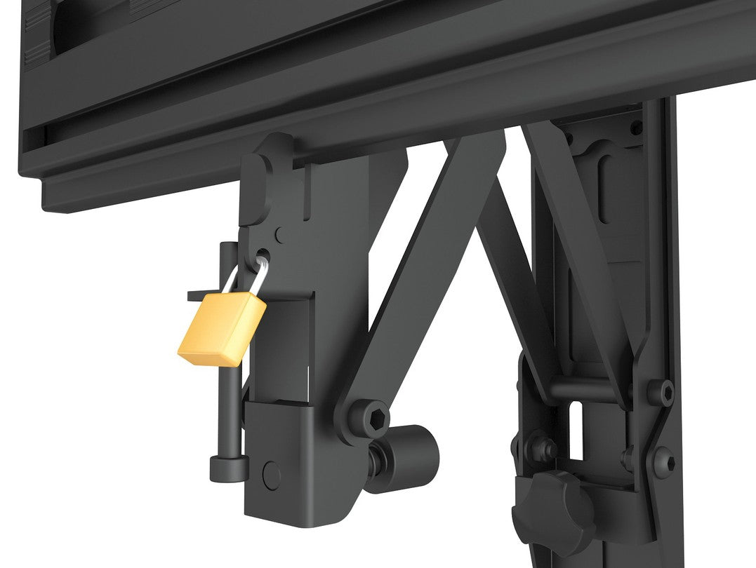 Fixation push in pop out MBW3U MULTIBRACKETS Noir pour moniteur 101,6cm 40" 165,1cm 65" Capacité 30 kg VESA 100 x100 600x400 mm