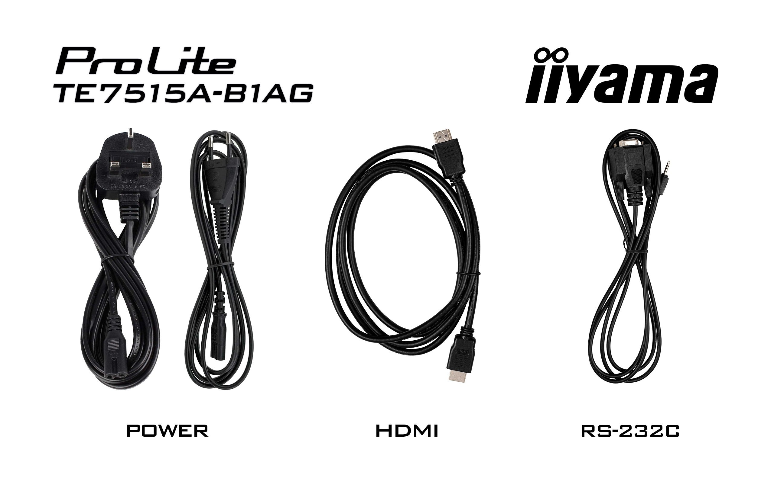 iiyama TE7515A-B1AG 75 pouces IFP élégant iiWare21E 3840x2160 UHD IPS Android 14 16/128 Go 2xHDMI DP 2xUSB-C VESA 800x400