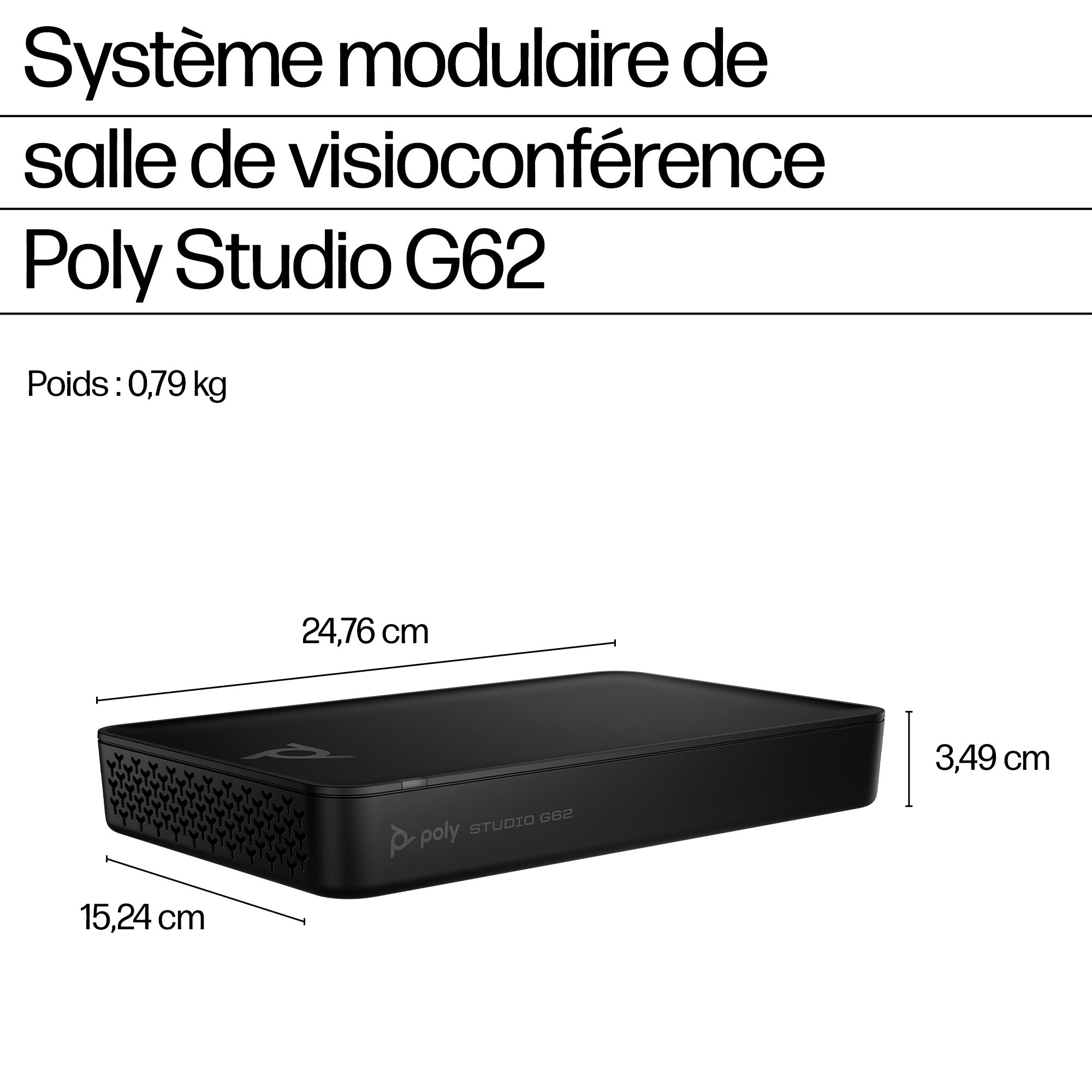 Poly Studio G62 Video Conf System - WW