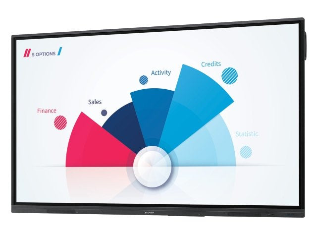 86" 4K UHD LED 20-points 4K InGlass Tou