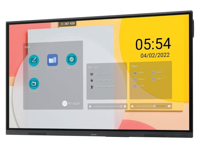 86" 4K UHD LED 20-points 4K InGlass Tou