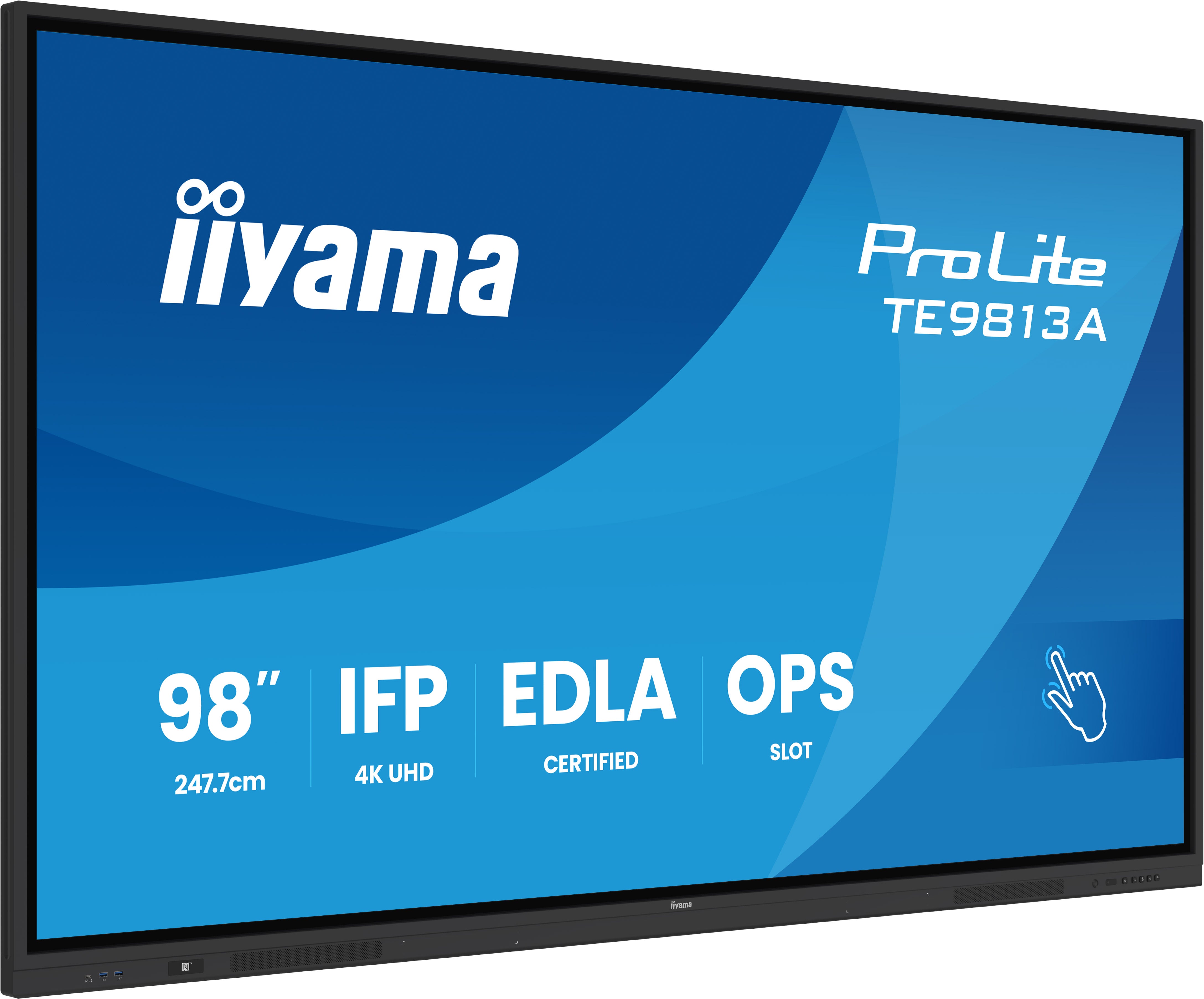 IIYAMA- Afficheur professionnel tactile 98" TE9813A-B1AG