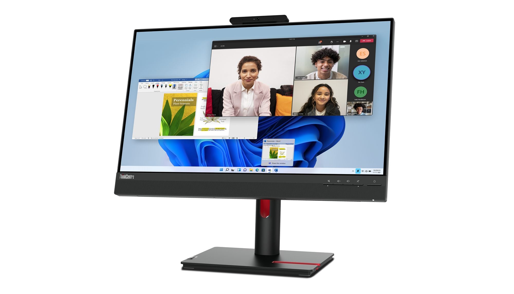 LENOVO ThinkCentre Tiny-in-One 24 Gen 5 LED Écran 23.8p touchscreen 1920x1080 Full HD (1080p) HDMI DisplayPort speakers 3y