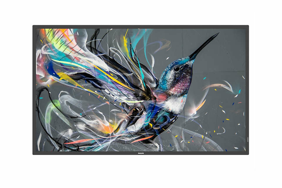 50" D-LED ECO-design 4K Display And