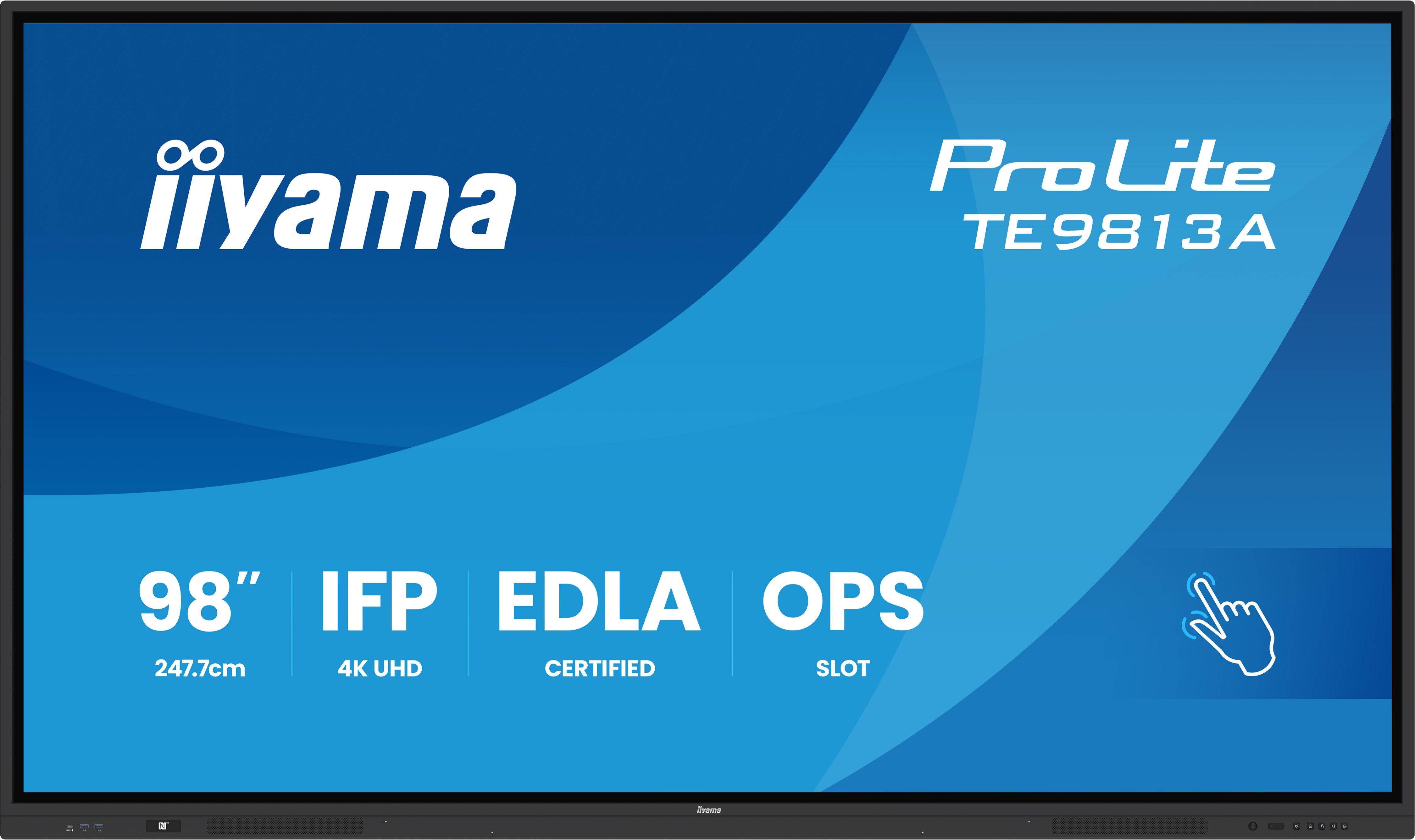 IIYAMA- Afficheur professionnel tactile 98" TE9813A-B1AG