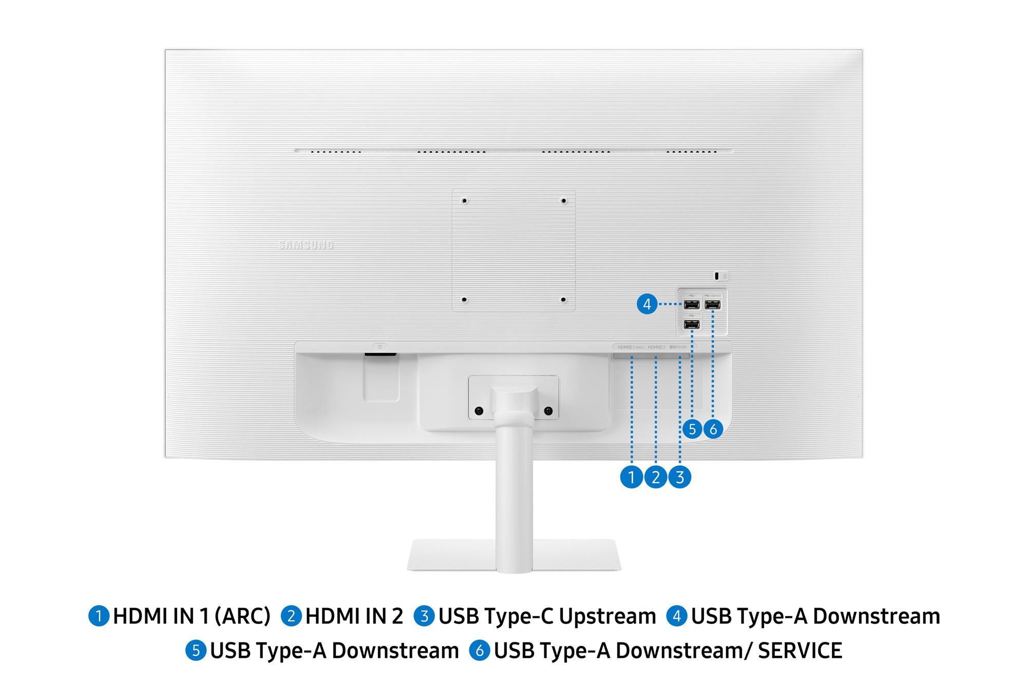 "Samsung M7 M70F écran plat de PC 81,3 cm (32"") 3840 x 2160 pixels 4K Ultra HD LED Blanc"