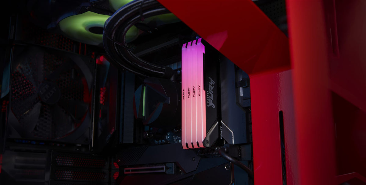 KINGSTON 32Go 3200MT/s DDR4 CL16 DIMM FURY Beast RGB