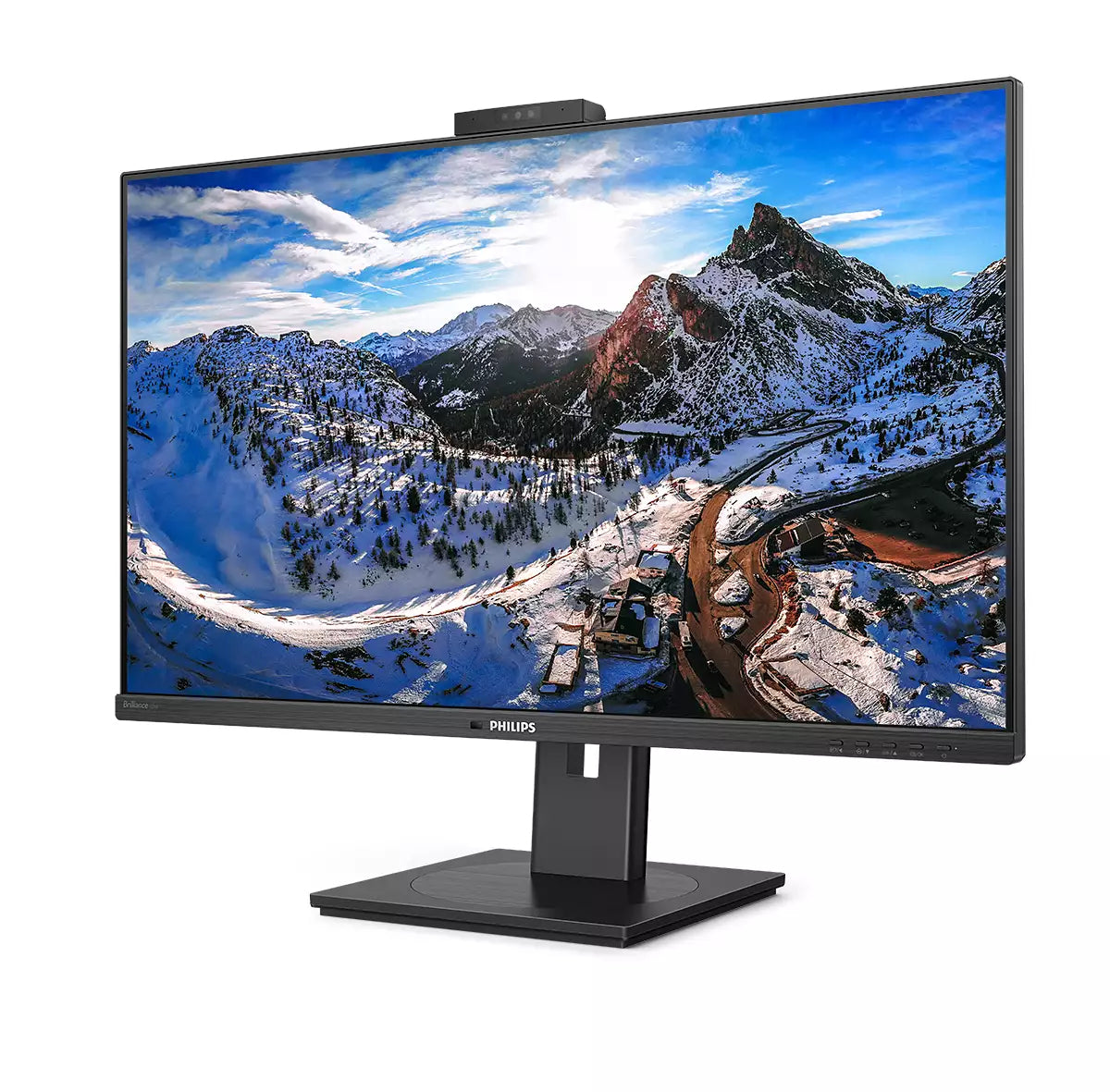 PHILIPS 326P1H/00 Moniteur 32p - 2560 x 1440 QHD 75 Hz - IPS - 350 cd/m2 - 4 ms - 2xHDMI DisplayPort USB-C - WEBCAM - HP