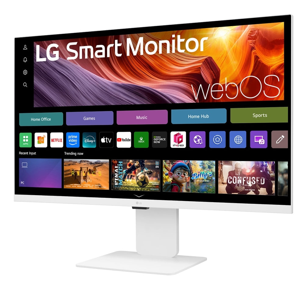LG - Ecran LCD - 32p - 3840x2160 4K 60 Hz - IPS - 5 ms - Inclinable - Hauteur réglable - Pivotant - Garantie 3 ans