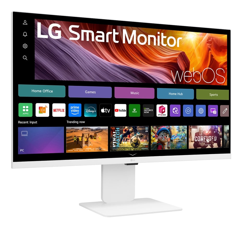 LG - Ecran LCD - 32p - 3840x2160 4K 60 Hz - IPS - 5 ms - Inclinable - Hauteur réglable - Pivotant - Garantie 3 ans