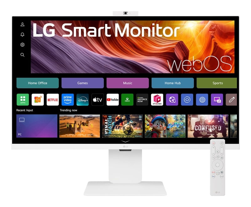 LG - Ecran LCD - 32p - 3840x2160 4K 60 Hz - IPS - 5 ms - Inclinable - Hauteur réglable - Pivotant - Garantie 3 ans