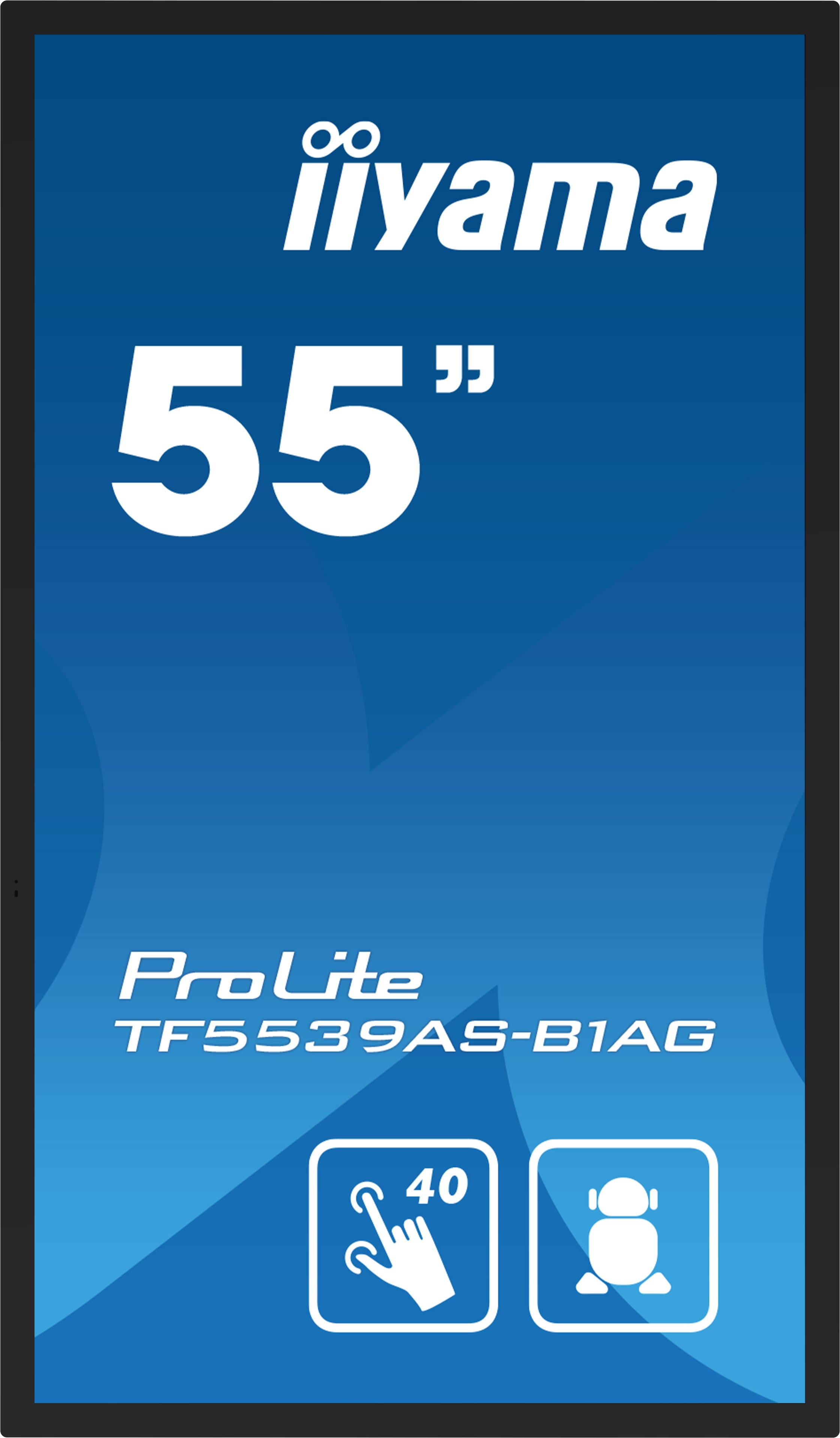 55" Bonded PCAP Anti-glare Bezel Free 40