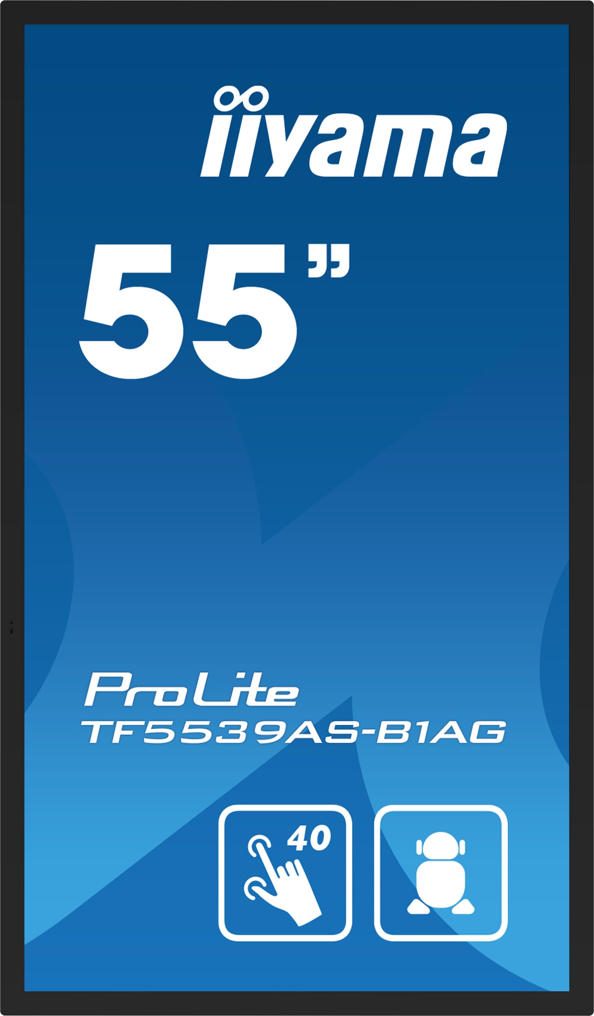55" Bonded PCAP Anti-glare Bezel Free 40
