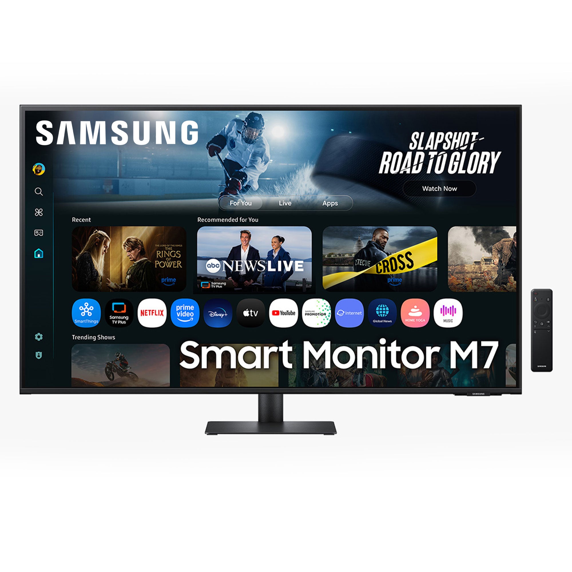 SAMSUNG LS43FM702 Smart Monitor 43p IA VA UHD 4K 60Hz 2xHDMI USB-C 65W Black