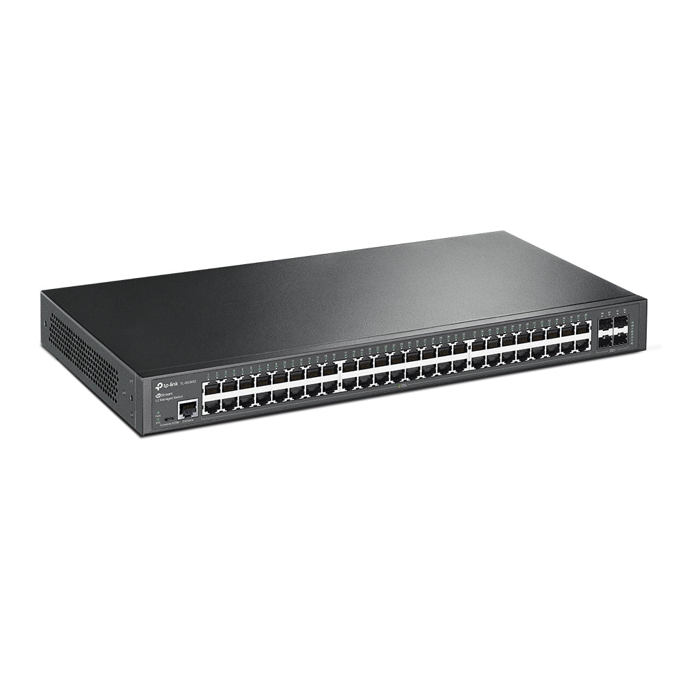 TP-Link JetStream TL-SG3452 commutateur réseau Géré L2 Gigabit Ethernet (10/100/1000) 1U Noir