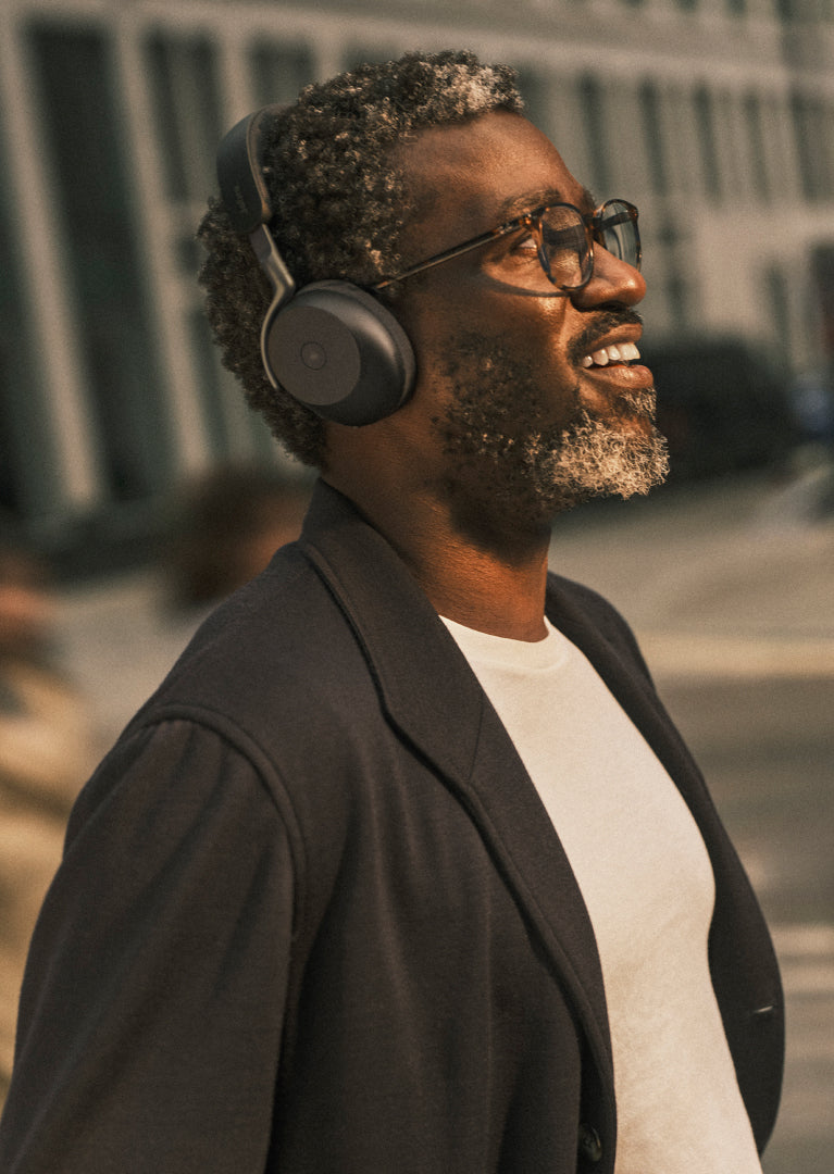 Jabra Evolve3 75 UC Link 390 USB-A Bla